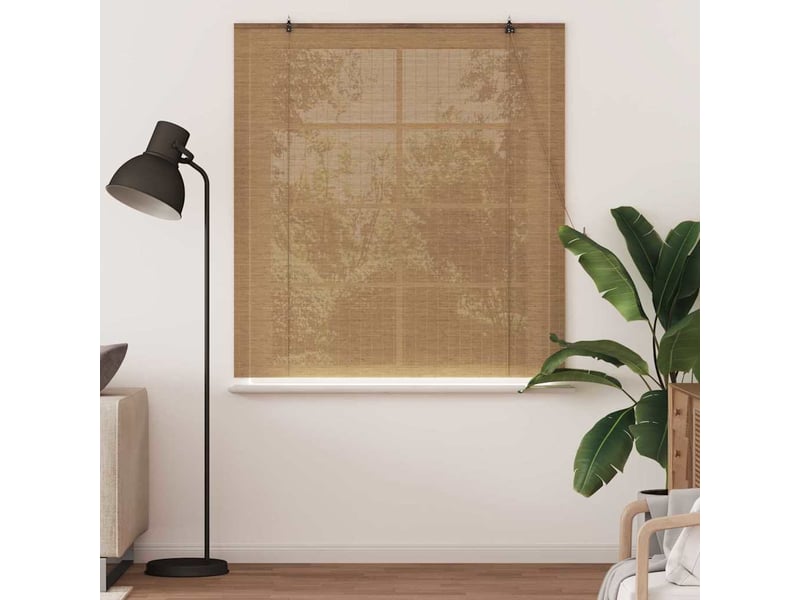  Store enrouleur, store à rouleau marron 140 x 160 cm bambou cf45291  - Conforama C
