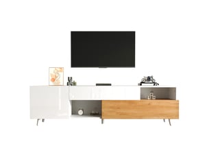 Meuble tv coloris bicolore 180 cm <strong></strong> <strong></strong>