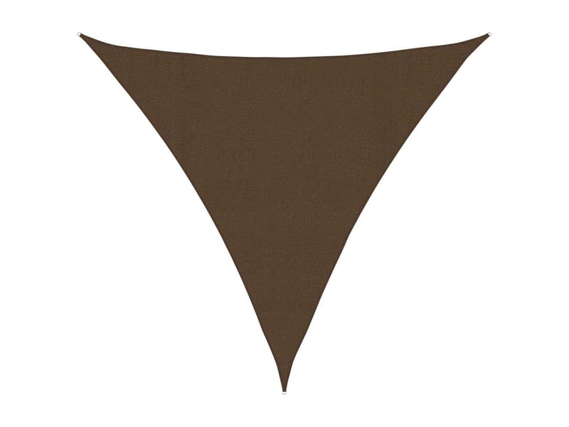  Voile d'ombrage - voile d'ombre - voile parasol 160 gm² marron 4,5x4,5x4,5 m pehd  - Conforama A