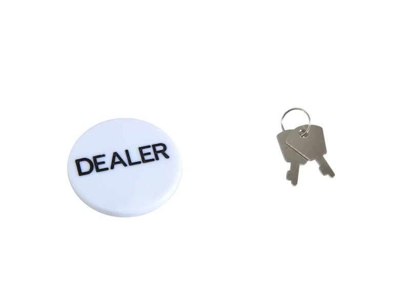  Coffret de poker 500 jetons multicolores, mallette en aluminium 55,5 x 22 x 6,5 cm avec 2 jeux de cartes  - Conforama E