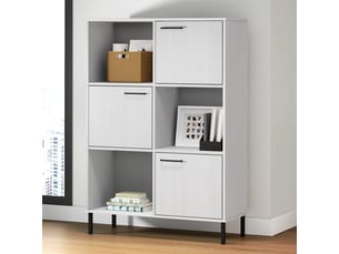 Bibliotheque coloris  blanc  <strong></strong> <strong></strong> - 90 cm x 128.5 cm