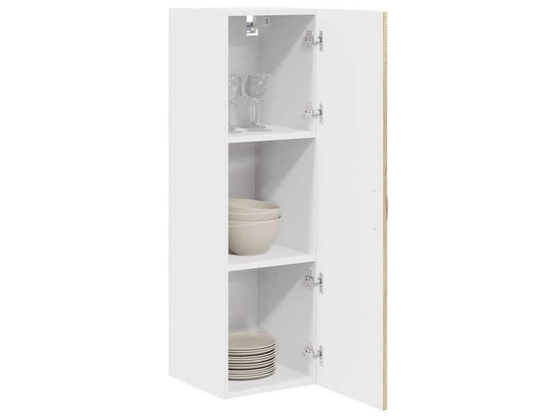  Meuble mural de cuisine, armoire de cuisine chêne sonoma 30x31x100cm shl1672  - Conforama C