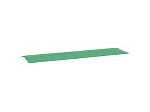 Coussin de banc de jardin, coussin d'assise vert 200x50x3 cm tissu oxford cf52860