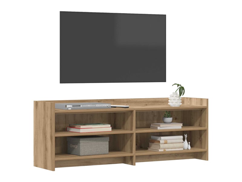  Meuble tv - banc tv - meuble de rangement 135 x 33 x 47 cm chêne artisanal bois d'ingénierie  - Conforama C