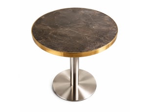Table basse rond(e) coloris gris <strong>OKMYHOME</strong> <strong></strong> - 60 cmx60 cm
