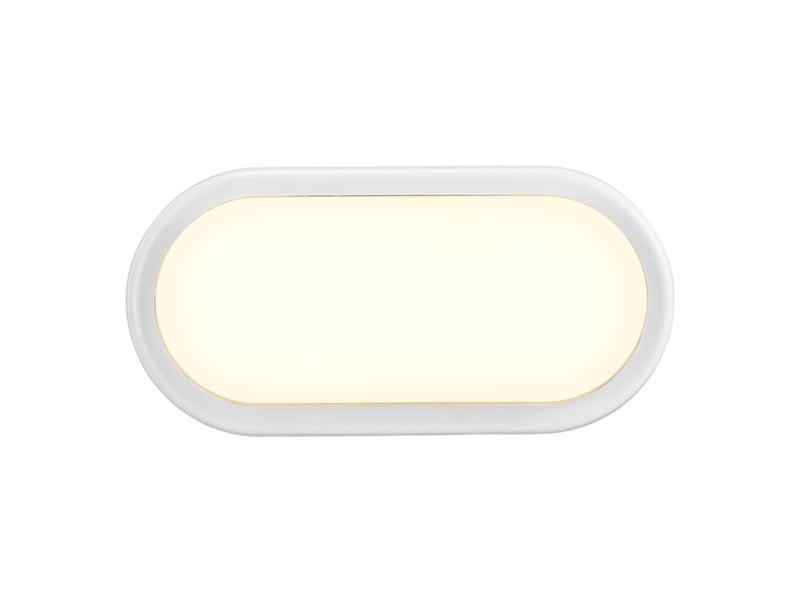  Applique murale extérieur ovale, cuba en plastique blanc, ip54, nordlux 2019181001 - Conforama D