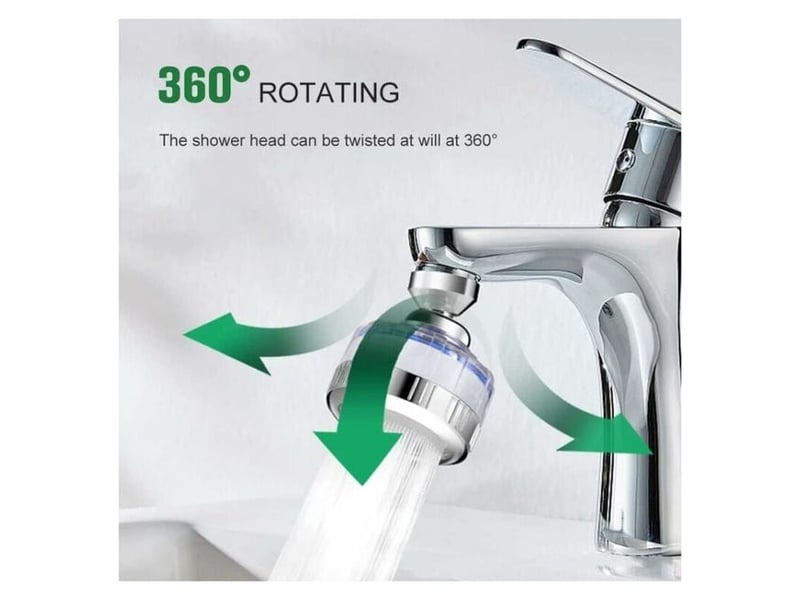  Purificateur d'eau pour robinet, filtre anticalcaire universel, buse rotative à 360°  - Conforama D