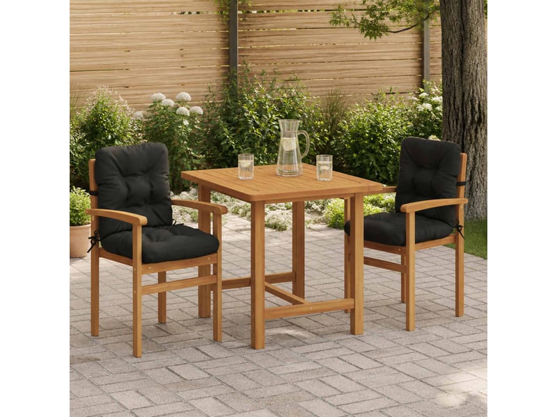 Lot de 2 coussins de chaise à dossier haut vianen cf59284 - Conforama B