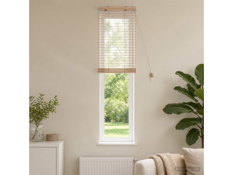  Store vénitien, store de fenêtre aspect chêne 50 x 160 cm 35 mm cf47650  - Conforama B