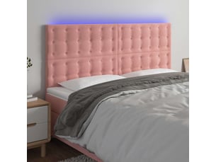 Tete de lit largeur 118 cm rose