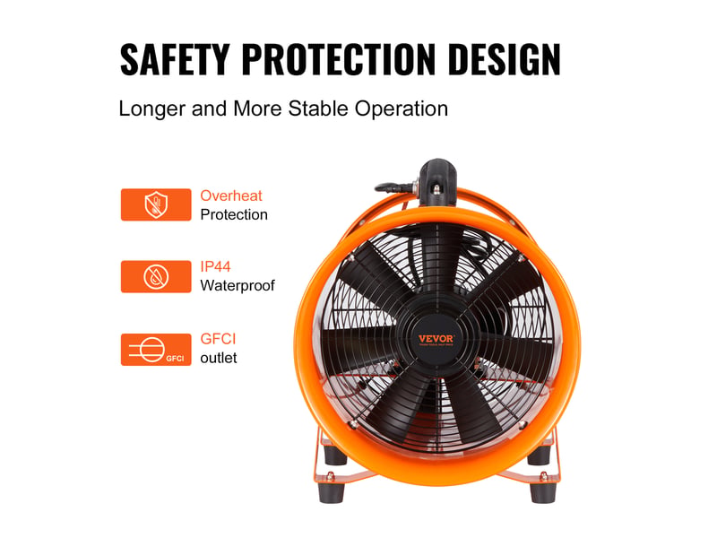 Ventilateur deextraction 255 w extracteur deair conduit industriel 254 mm tuyau deextraction 5 m volume deair 2922 m3h ventilateur evacuation deair pour extraire fumee maison travail  - Conforama E