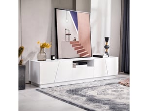 Meuble tv coloris blanc 170 cm <strong></strong> <strong></strong>