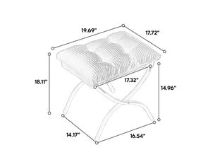 Fauteuil lounge 70x64x95cm – fauteuil de relaxation ergonomique rembourré avec repose-pieds et poche latérale – vert clair