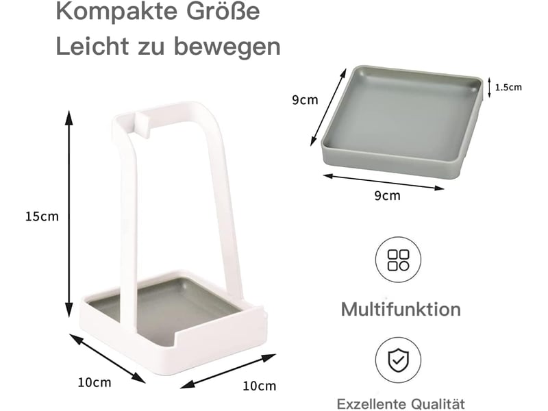 (blanc) support multifonctionnel pour couvercles de casseroles et cuillères de cuisine - acier - pour couvercles de casseroles, cuillères de cuisine - Conforama B