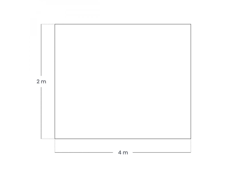 Bâche de ramassage des déchets verts de jardin, feuilles, branches, avec 4 poignées - 2 x 4 m - Conforama B