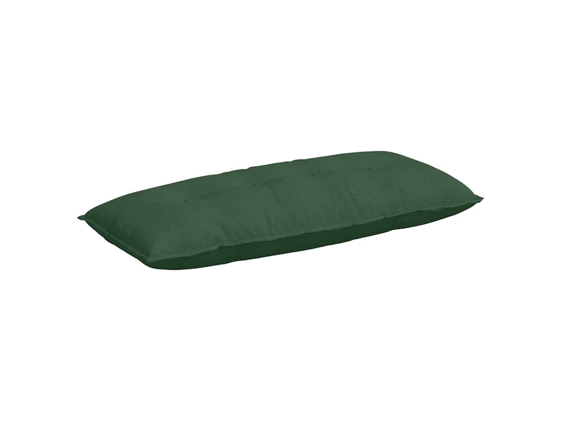 Coussin de dos, coussin de dossier vert jungle 120 x 50 cm tissu en velours côtelé cf55109 - Conforama A