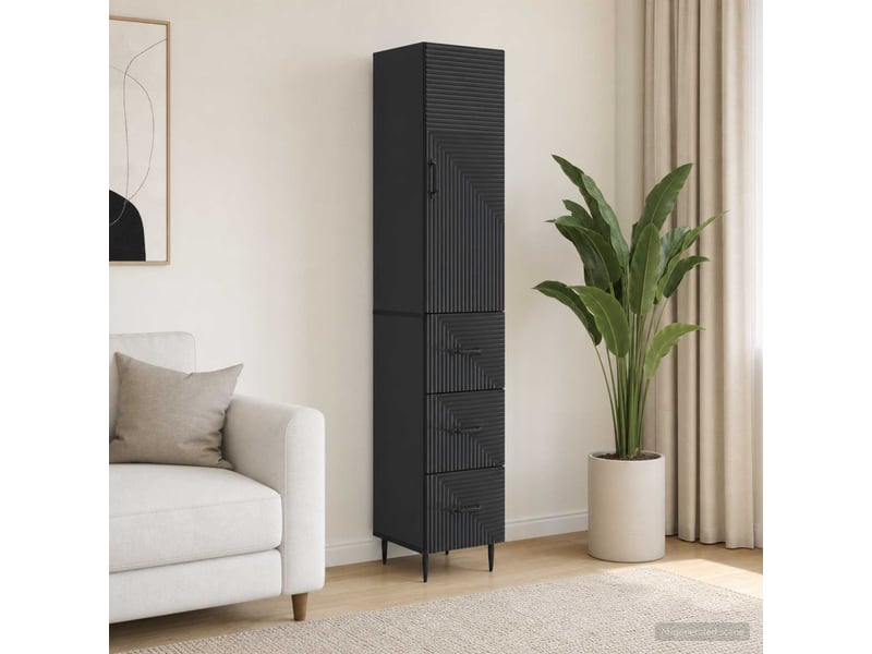 Ensemble de meubles 2 pcs, rangement de salon 33 x 34,5 x 90 cm bois d'ingénierie shl3943 - Conforama B