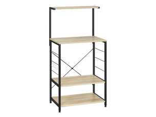 Support micro-ondes multifonction, étagère de rangement et porte-plantes pratique pour cuisine