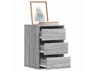Commode 1 tiroir(s) <strong></strong> <strong></strong> coloris gris largeur 40 cm