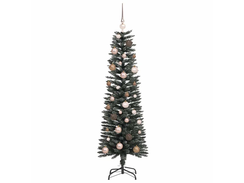 Sapin de noël artificiel, arbre de noël vert 150 cm pvc, plastique et acier shl523 - Conforama D