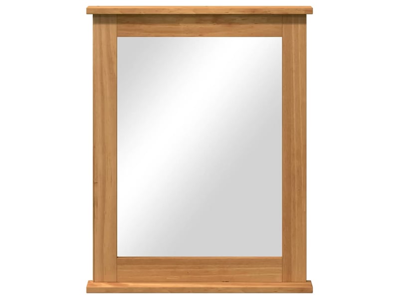  Miroir, miroir décoratif vigo marron miel 55,5 x 5 x 70 cm bois de pin massif cf62934  - Conforama D