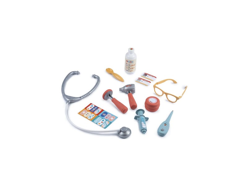  Jeu medecin mallette transport 10 accessoires avec poignee et 2 loquets 3 ans SMO3032163401063 - Conforama B