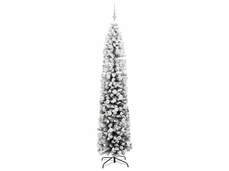  Sapin de noël artificiel, arbre de noël vert 210 cm pvc et acier et plastique shl3915  - Conforama D