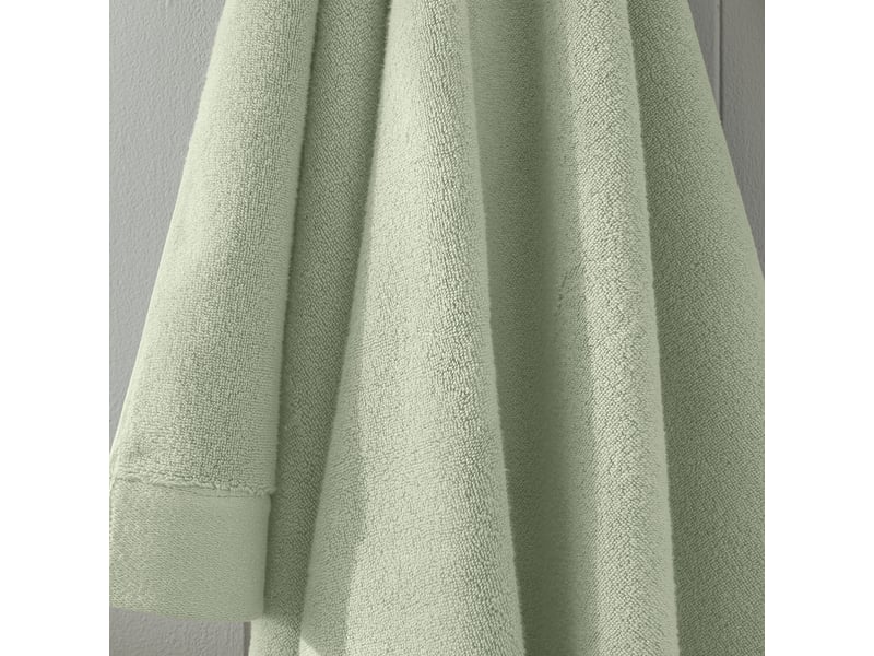 Drap de bain softy 100 x 150 cm éponge zero twist 100% coton peigné 600 gm² amande CP-DDBAINSOFTY-AMANDE - Conforama E