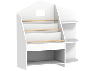 Bibliotheque coloris blanc DESVIAE - 80 cm x 79.7 cm
