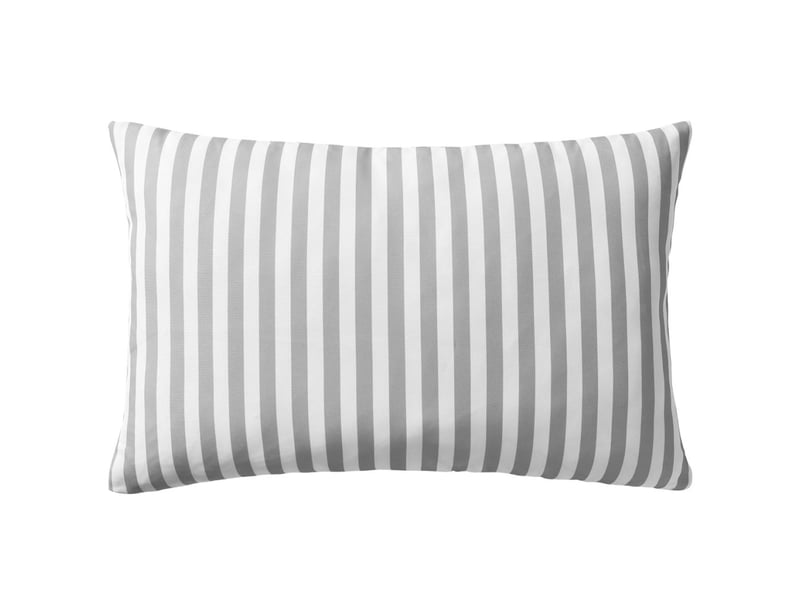  Lot de 2 coussins oreiller pour extérieur décoration jardin 60 x 40 cm rayure gris dec020111  - Conforama C