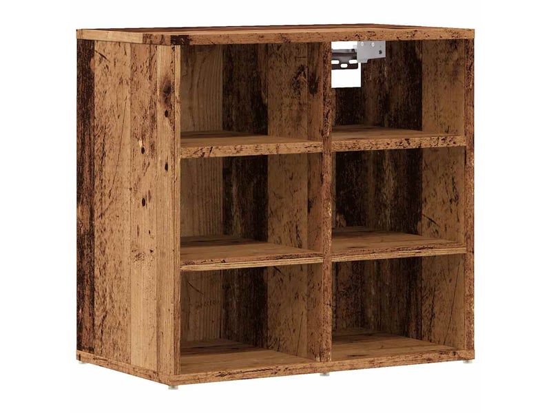  Armoires à chaussures 2 pcs, meuble à chaussures vieux bois 52x30x50 cm  - Conforama D