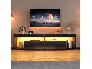 Meuble tv coloris noir 180 cm MODENVIE