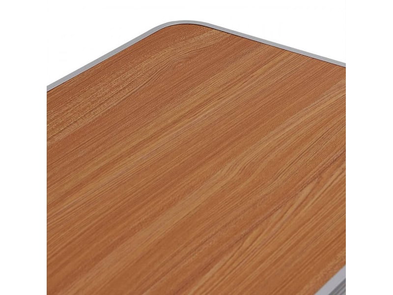  Table de camping pliante 70x50x60 cm – chêne – portable avec poignée, légère et résistante pour extérieur  - Conforama D