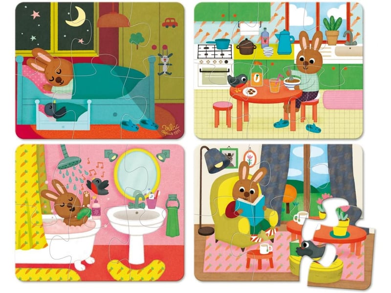  Puzzles de la maison - coffret bois 2643 - Conforama A