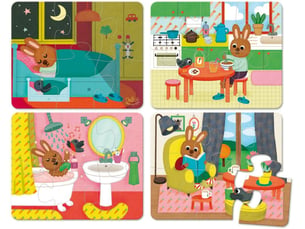 Puzzles de la maison - coffret bois