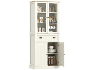 Buffet 4 porte(s) 1 tiroir(s) coloris blanc