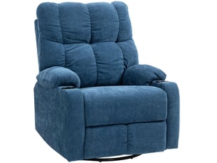 Fauteuil relax manuel WISHDOR Coton / Polyester bleu