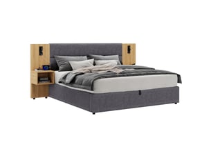 Lit coffre 160x200 cm    coloris bicolore