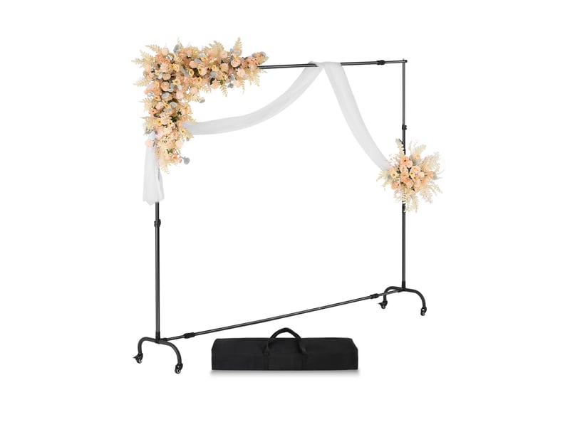 Vevor support toile fond 213x300 cm, acier, mobile avec roulettes. - Conforama A