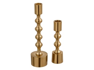 Lot de 2 bougeoirs tao h.23,5cm