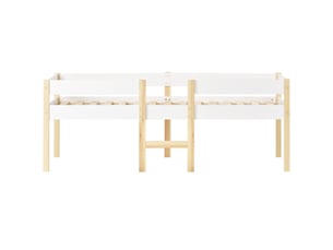 Lit simple 90x190 cm MAISONORA   coloris blanc