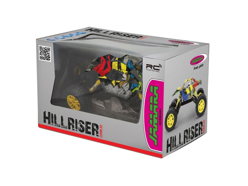 Hillriser crawler 4wd 1:18 jaune 2,4ghz 410053 - Conforama C