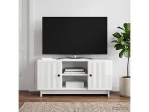 Meuble tv coloris blanc 102 cm <strong></strong>  <strong></strong>