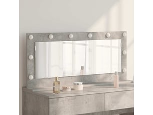 Miroir rectangulaire à fixer coloris gris <strong></strong>  <strong></strong> - 100 cm x 45 cm