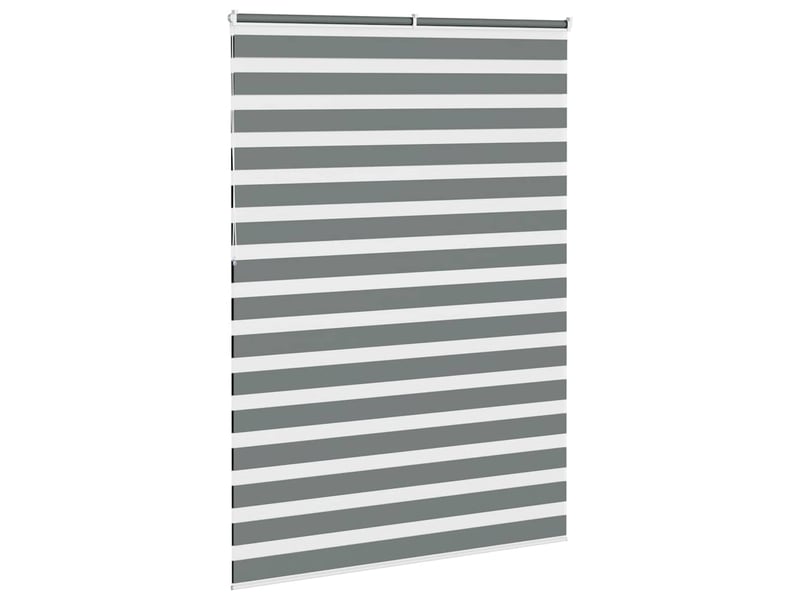 Store zèbre, store de fenêtre gris foncé largeur du tissu 155,9 cm polyester cf48586 - Conforama D