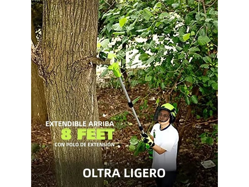  Greenworks 24 v 2 en 1 scie à poulies et taille-haie avec bandoulière scie à poulies de 8 pouces et tondeuse 51 cm avec batterie 2 ah et chargeur  - Conforama C
