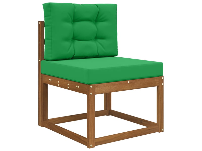  Coussin de canapé d'extérieur, coussin de chaise polyester vert 60 x 60 cm cf54185  - Conforama C