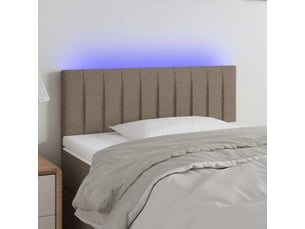 Tete de lit A poser largeur 100 cm taupe