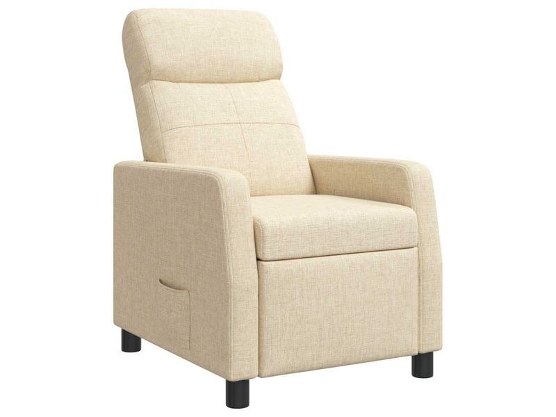  Vidaxl fauteuil inclinable crème tissu  - Conforama D