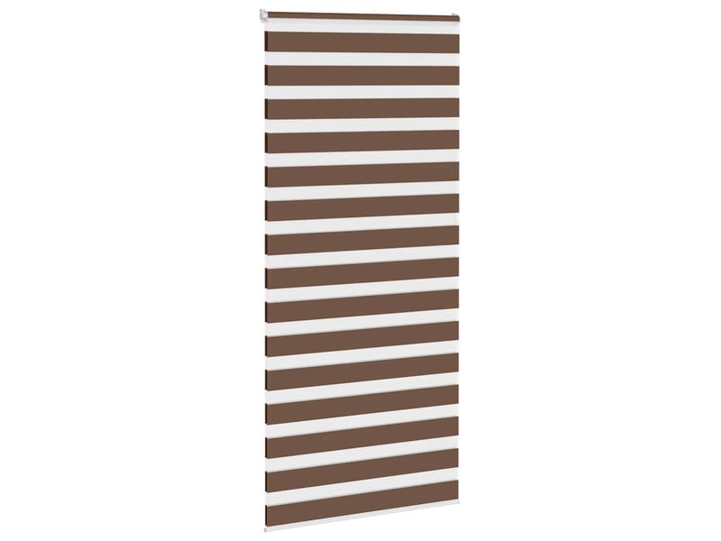  Store zèbre, store de fenêtre marron 105x200cm largeur du tissu 100,9cm polyester cf48649  - Conforama C